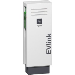 Borne EVlink parking sur pied - 2 prises T2S - 22 kW - RFID