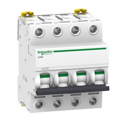 Disjoncteur 4P - 40A courbe D - 4 modules