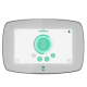 Borne Commander 2 - 7,4/22kW - Blanc - Câble attaché 5m