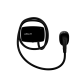 Borne Commander 2S - 7,4/22kW - Noir - Câble attaché 5m
